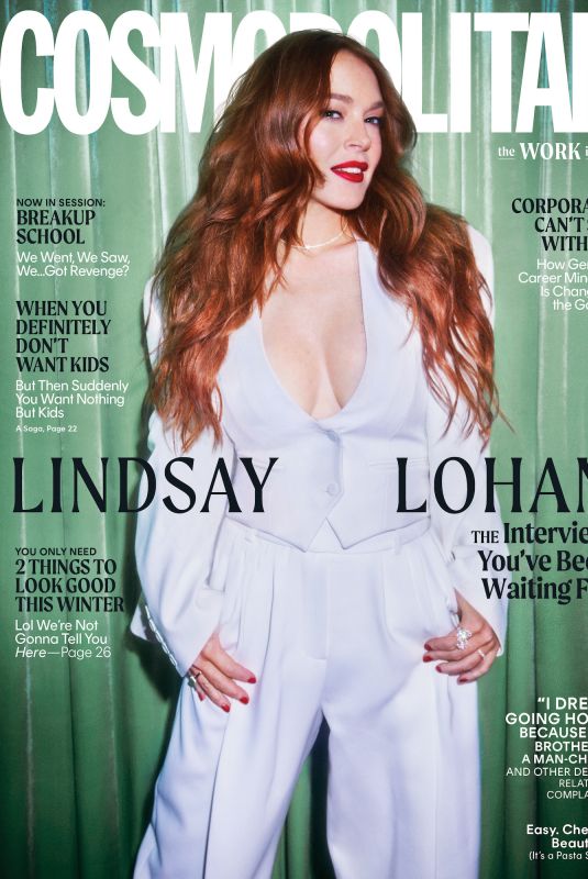 LINDSAY LOHAN for Cosmopolitan Magazine, October 2022