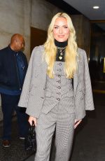 LINDSEY VONN Arrives at NBC Studios in New York 10/25/2022