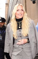 LINDSEY VONN Arrives at NBC Studios in New York 10/25/2022
