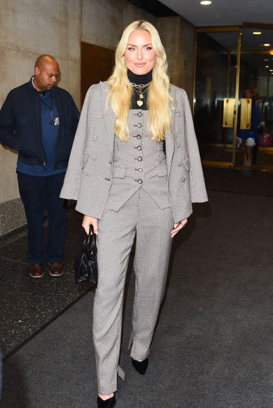 LINDSEY VONN Arrives at NBC Studios in New York 10/25/2022