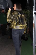 LORI HARVEY Out for Dinner at Giorgio Baldi in Santa Monica 10/23/2022