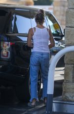 LORU LOUGHLIN at a Gas Station in Los Angeles 09/30/2022
