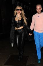 LOTTIE MOSS Arrives at The Windmill Soho in London 09/30/2022