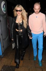 LOTTIE MOSS Arrives at The Windmill Soho in London 09/30/2022