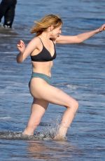 LUCY BOYNTON in Bikini on the Set of The Greatest Hits in San Pedro 10/17/2022