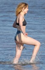 LUCY BOYNTON in Bikini on the Set of The Greatest Hits in San Pedro 10/17/2022