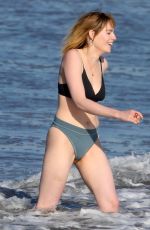 LUCY BOYNTON in Bikini on the Set of The Greatest Hits in San Pedro 10/17/2022