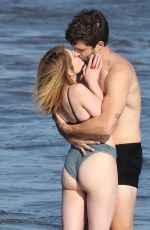 LUCY BOYNTON in Bikini on the Set of The Greatest Hits in San Pedro 10/17/2022