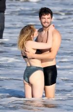 LUCY BOYNTON in Bikini on the Set of The Greatest Hits in San Pedro 10/17/2022