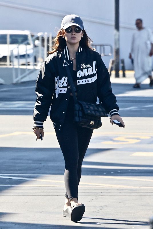 LUCY HALE Heading to a Nail Salon in Studio City 10/23/2022
