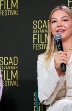 MADELYN CLINE at Scad Film Festival in Savannah 10/28/2022