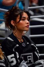 MADISON BEER at Seattle Kraken vs Los Angeles Kings Game at Crypto.com Arena in Los Angeles 10/13/2022