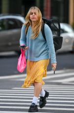 MAE WHITMAN Out with Her Dog in New York 10/11/2022