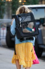 MAE WHITMAN Out with Her Dog in New York 10/11/2022