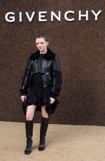 MAISIE WILLIAMS at Givenchy Show at Paris Fashion Week 10/02/2022