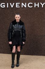 MAISIE WILLIAMS at Givenchy Show at Paris Fashion Week 10/02/2022