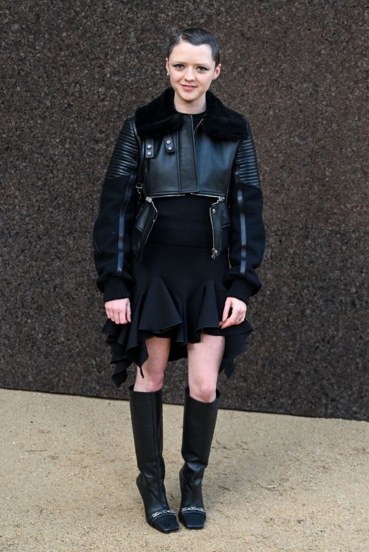 MAISIE WILLIAMS at Givenchy Show at Paris Fashion Week 10/02/2022
