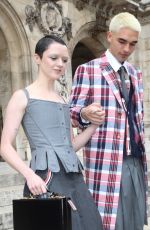 MAISIE WILLIAMS Leaves Thom Browne SS23 Show at Paris Fashion Week 10/03/2022