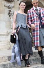 MAISIE WILLIAMS Leaves Thom Browne SS23 Show at Paris Fashion Week 10/03/2022