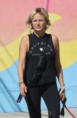 MALIN AKERMAN Out with Her Dog in Los Angeles 09/30/2022