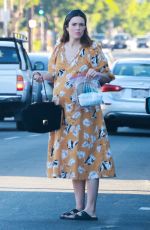 MANDY MOORE Out for Dinner in Los Feliz 10/02/2022