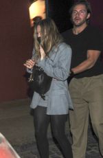 MARGOT ROBBIE and CARA DELEVINGNE Leaves Diner in Buenos Aires 10/05/2022