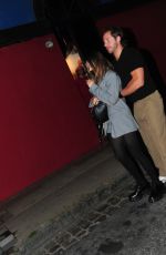 MARGOT ROBBIE and CARA DELEVINGNE Leaves Diner in Buenos Aires 10/05/2022