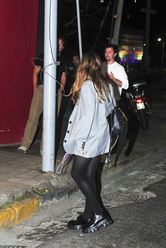 MARGOT ROBBIE and CARA DELEVINGNE Leaves Diner in Buenos Aires 10/05/2022
