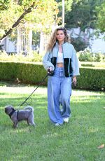 MARIA MENOUNOS Out with Her Dog in Los Angeles 10/28/2022