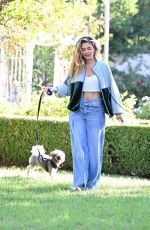 MARIA MENOUNOS Out with Her Dog in Los Angeles 10/28/2022