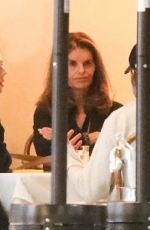 MARIA SHRIVER Out for a Family Dinner in Malibu 10/07/2022