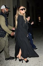 MARIAH CAREY Night Out in New York 10/10/2022