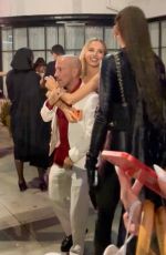 MARIE=LOU NURK at a Halloween Party at Le Fleur in West Hollywood 10/27/2022
