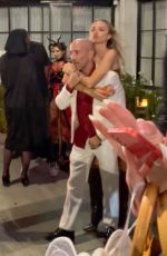 MARIE=LOU NURK at a Halloween Party at Le Fleur in West Hollywood 10/27/2022