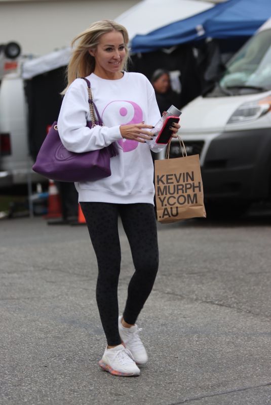 MARY FITZGERALD Leaves Oppenheim Group Offices in West Hollywood 10/14/2022