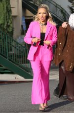 MARY FITZGERALD Out Filming in Los Angeles 10/11/2022