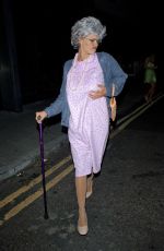MAYA JAMA Arrives at Her Halloween Party in London 10/28/2022