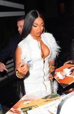 MEGAN THEE STALLION After Hosting and Performing on Saturday Night Live in New York 10/15/2022