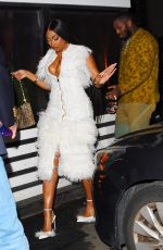 MEGAN THEE STALLION Arrives at SNL Afterparty in New York 10/15/2022