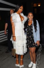 MEGAN THEE STALLION Arrives at SNL Afterparty in New York 10/15/2022
