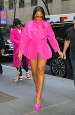 MEGAN THEE STALLION Out and About in New York 10/15/2022