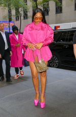 MEGAN THEE STALLION Out and About in New York 10/15/2022