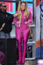MEGHAN TRAINOR Performs at Today Show at Rockefeller Plaza in New York 10/21/2022