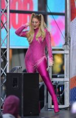 MEGHAN TRAINOR Performs at Today Show at Rockefeller Plaza in New York 10/21/2022