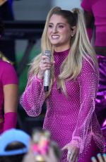 MEGHAN TRAINOR Performs at Today Show at Rockefeller Plaza in New York 10/21/2022