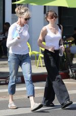 MELANIE GRIFFITH and STELLA BANDERAS Out for Lunc in Beverly Hills 10/20/2022