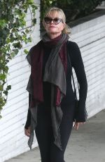 MELANIE GRIFFITH Out on Sunset Strip in West Hollywood 10/23/2022