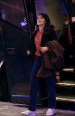 MELISSA BENOIST on the Set of The Girls on The Bus in New York 10/24/2022