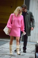 MICHELLE HUNZIKER Out and About in Milan 10/10/2022