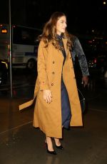 MICHELLE MONAGHAN Arrives at Nanny Q&A in New York 10/03/2022